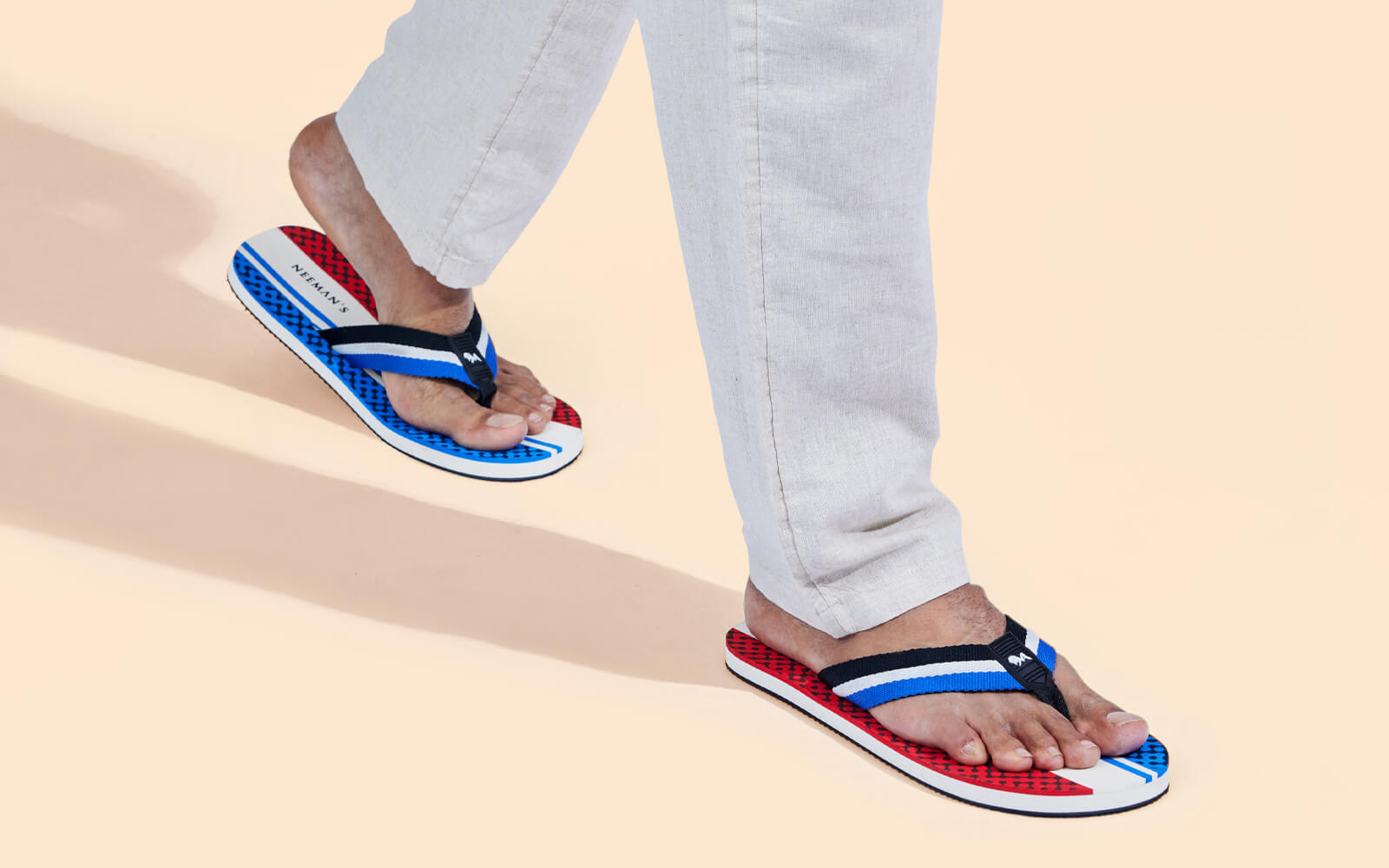 Striped Fusion Flips : Blue-White-Red