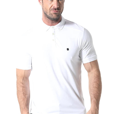 883 Police Neptunes White Polo Shirt