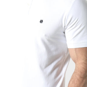 883 Police Neptunes White Polo Shirt