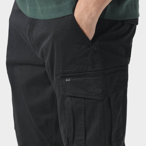 883 Police Newton Black Cargo Pants