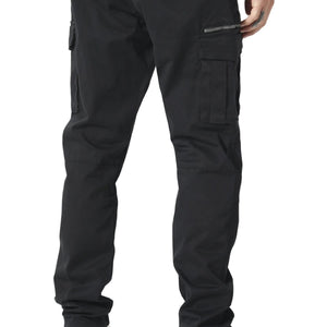 883 Police Newton Black Cargo Pants