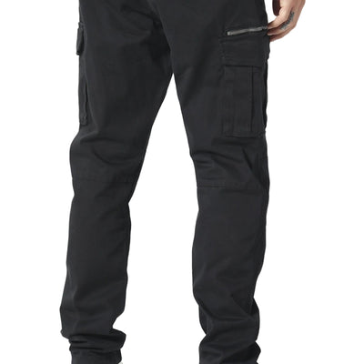 883 Police Newton Black Cargo Pants