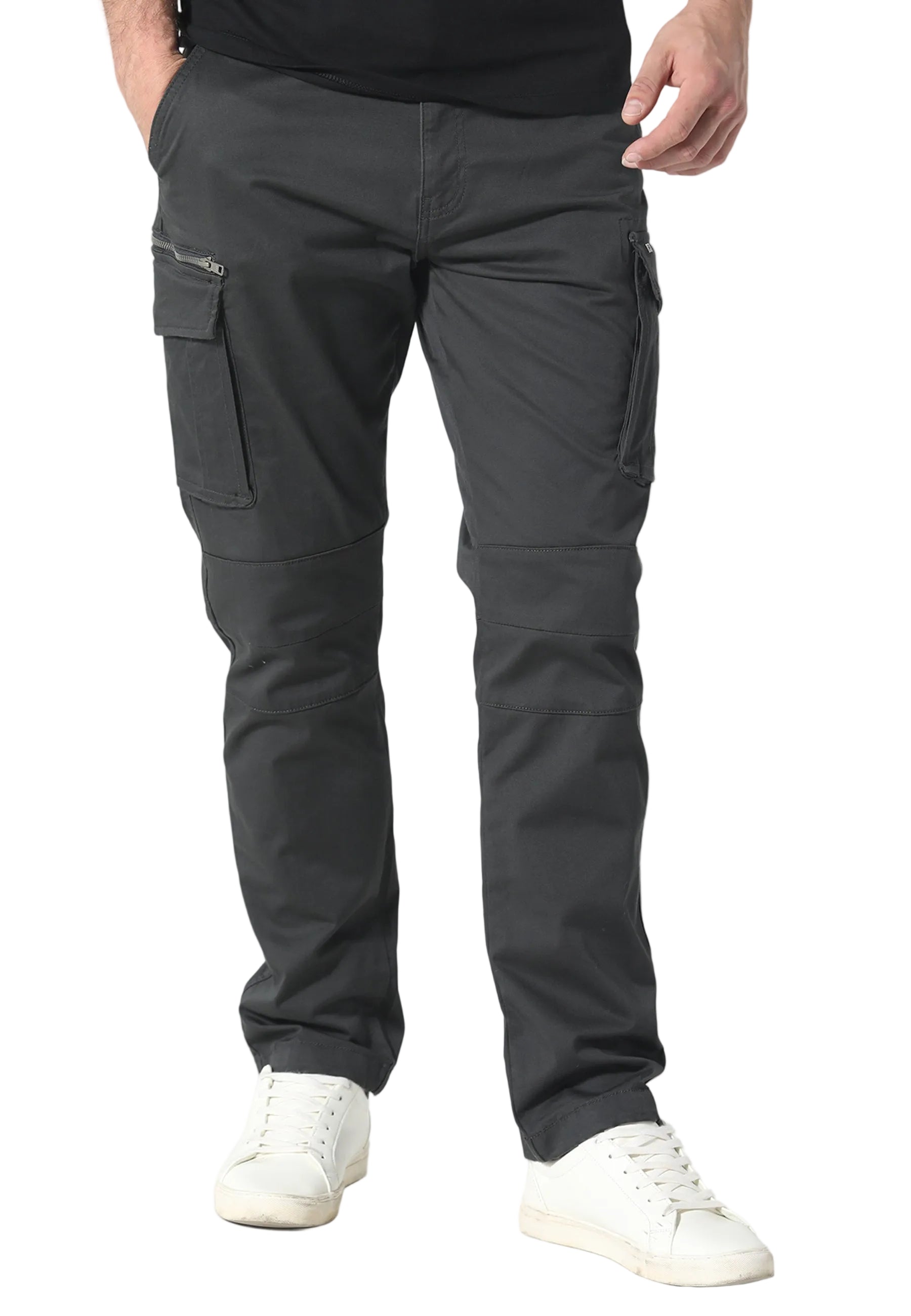 883 Police Newton Charcoal Cargo Pants