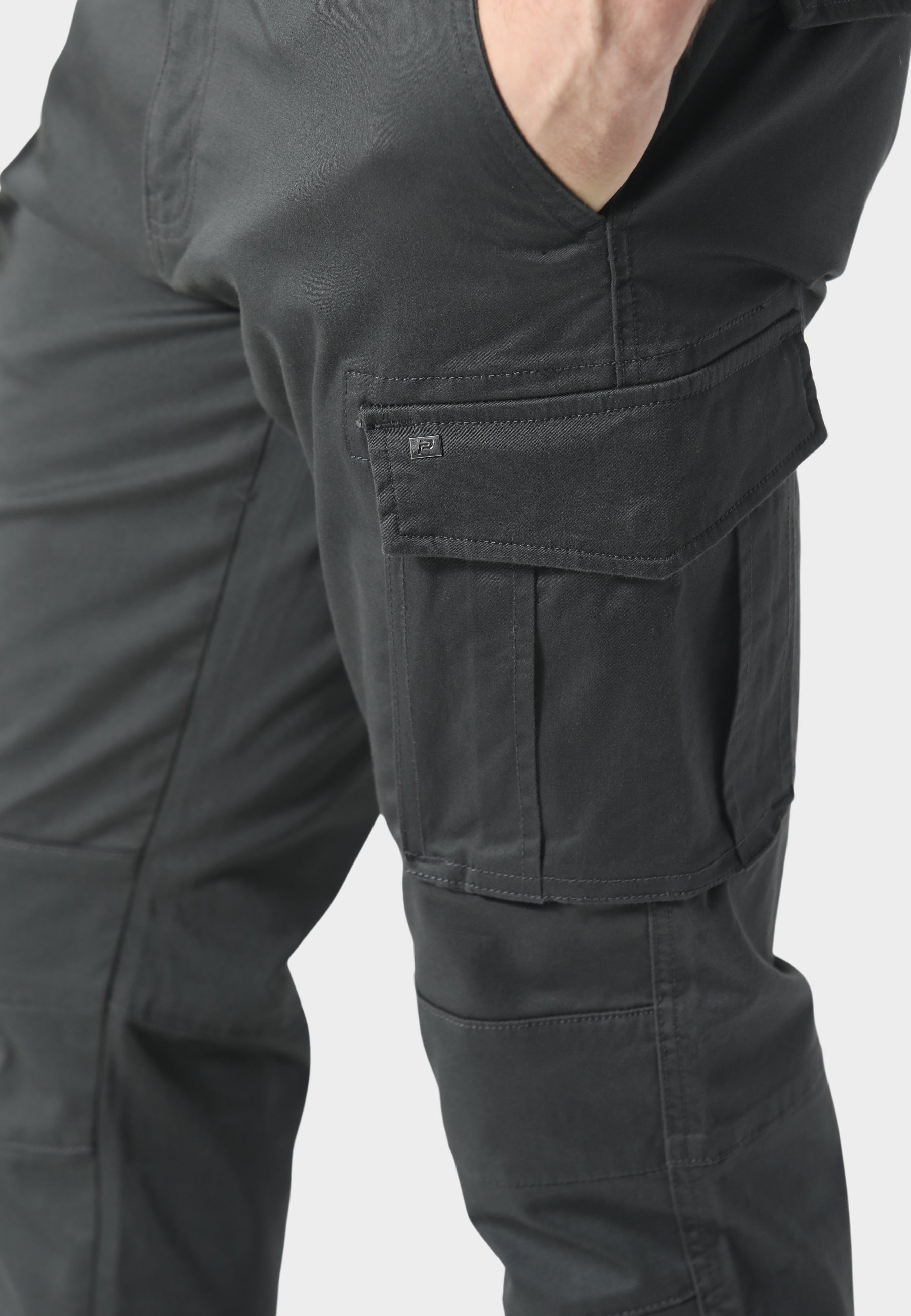 883 Police Newton Charcoal Cargo Pants