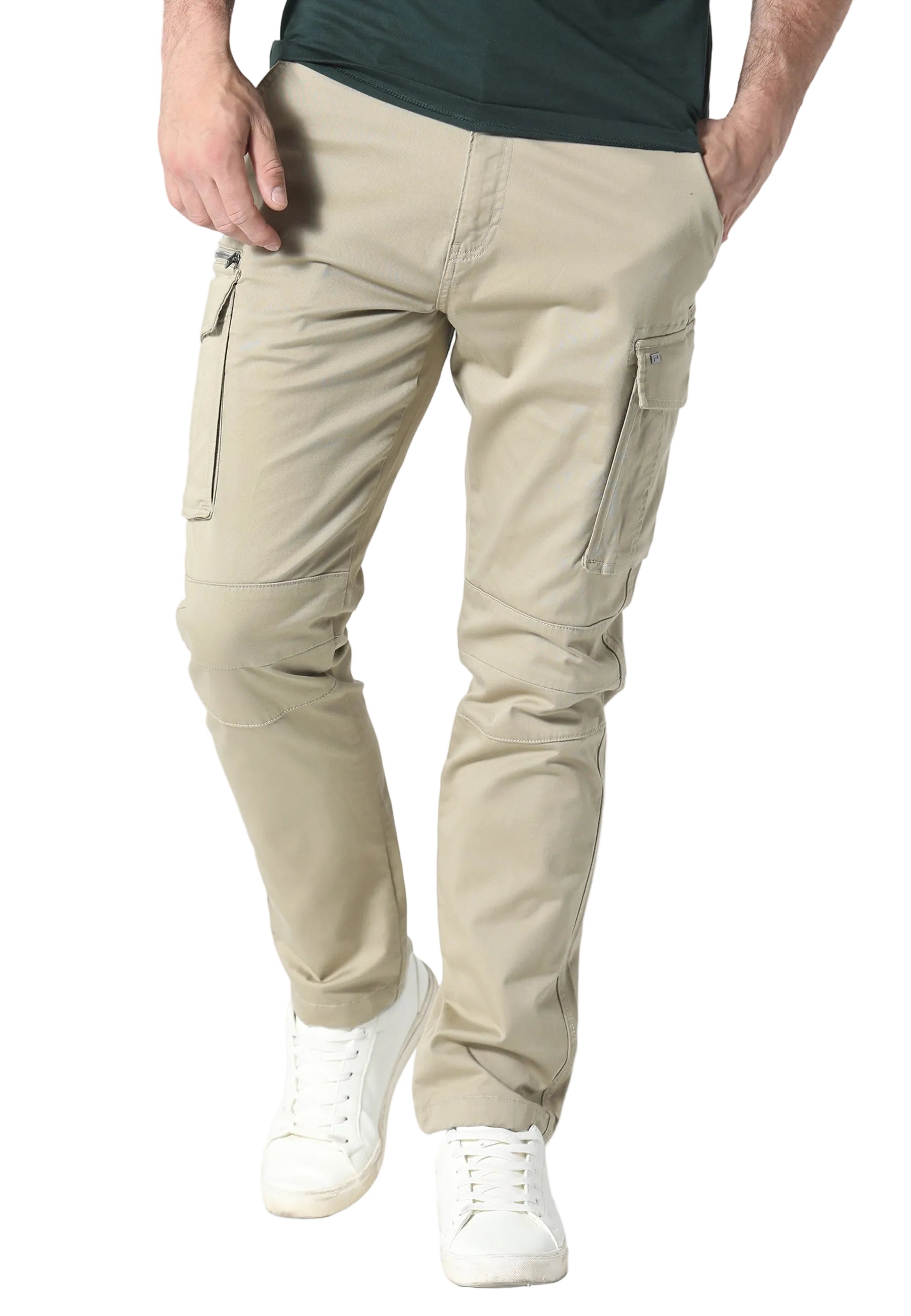 883 Police Newton Beige Cargo Pants