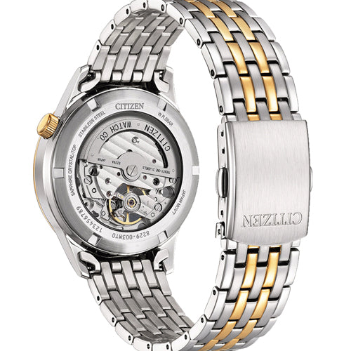 Citizen Mechanical Open Heart Grey Dial Men 40mm NH9136-88H