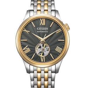 Citizen Mechanical Open Heart Grey Dial Men 40mm NH9136-88H