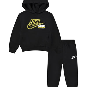 Nike Boys NSW Fleece Black Tracksuit