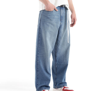 Rare Rabbit Men's Niret Blue Cotton Fabric Plain Jeans