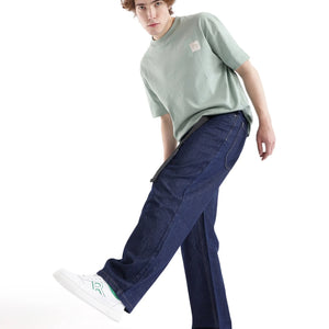 Rare Rabbit Men's Niretor Dark Blue Cotton Fabric Plain Jeans