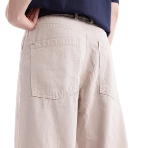 Rare Rabbit Men's Niret Beige Cotton Fabric Plain Jeans