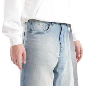 Rare Rabbit Men's Niretor-2 Light Blue Cotton Fabric Plain Jeans