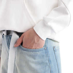 Rare Rabbit Men's Niretor-2 Light Blue Cotton Fabric Plain Jeans