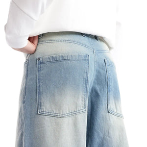 Rare Rabbit Men's Niretor-2 Light Blue Cotton Fabric Plain Jeans