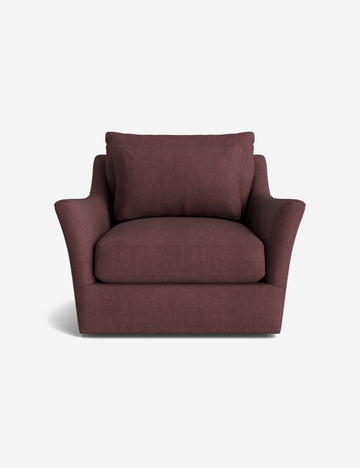 Oxblood Linen Weave