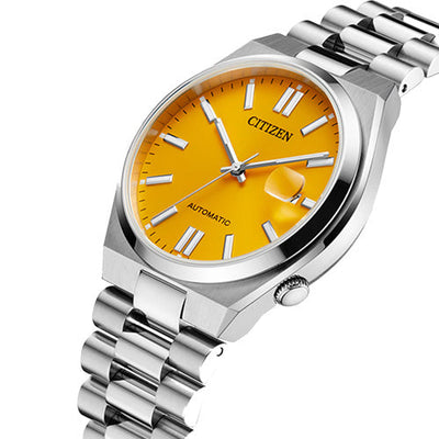 Citizen Mechanical Yellow Dial Men 40mm NJ0150-81Z