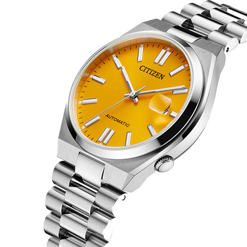 Citizen Mechanical Yellow Dial Men 40mm NJ0150-81Z