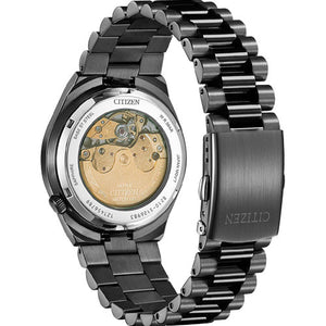 Citizen Mechanical Black Dial Men 40mm NJ0155-87E