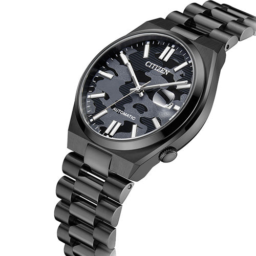 Citizen Mechanical Black Dial Men 40mm NJ0155-87E