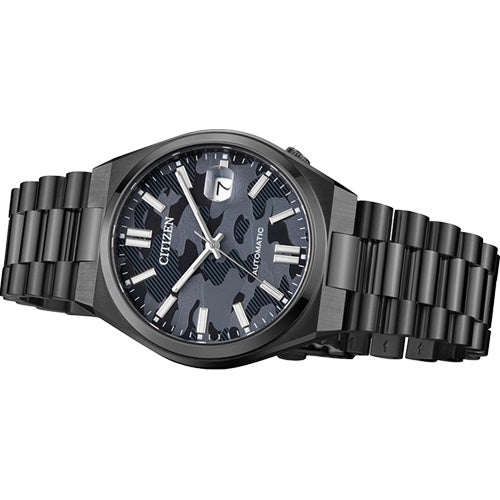 Citizen Mechanical Black Dial Men 40mm NJ0155-87E