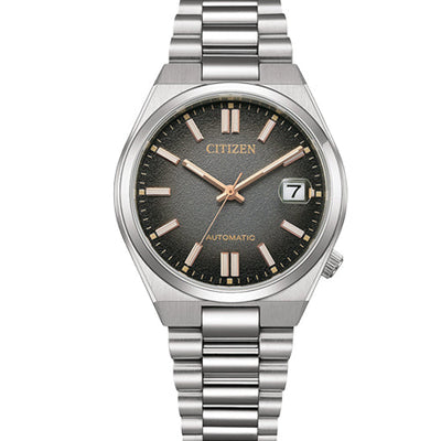 Citizen Mechanical Tsuyosa Black & Grey Dial Men 37mm NJ0200-50E