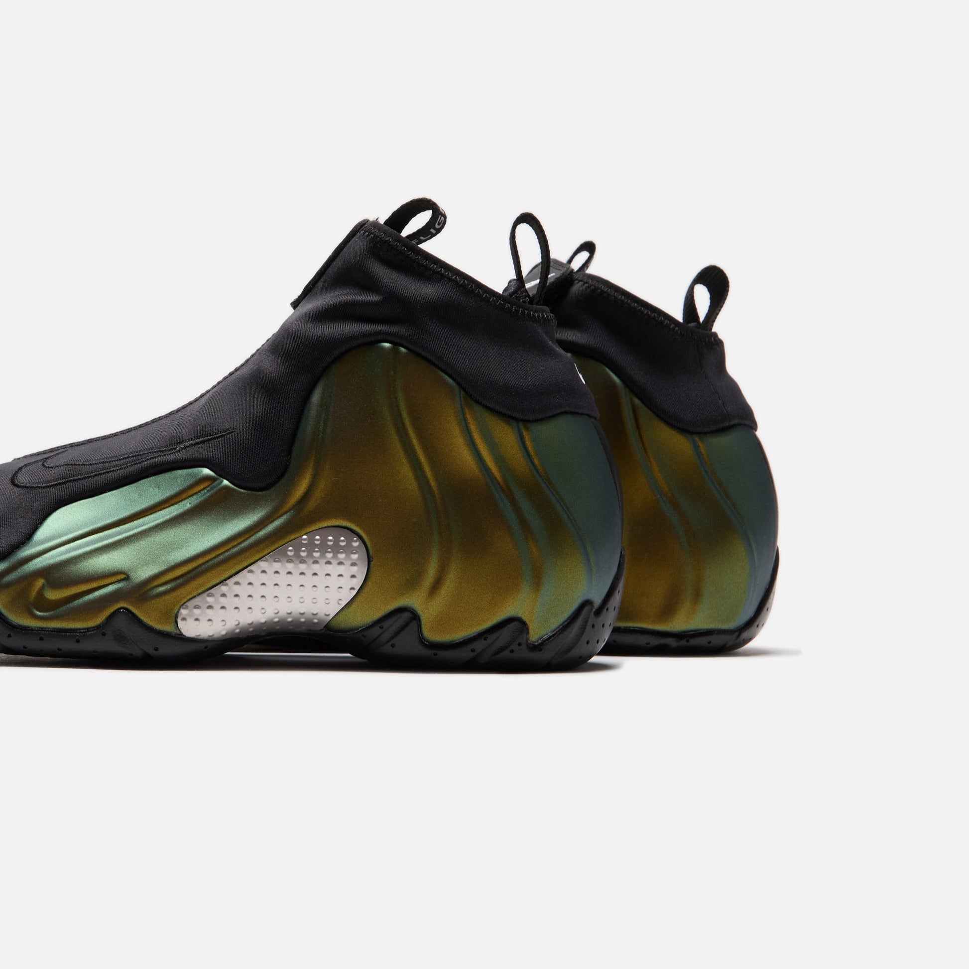 Nike Air Flightposite - Metallic Gold / Black / Metallic Silver / White / Black