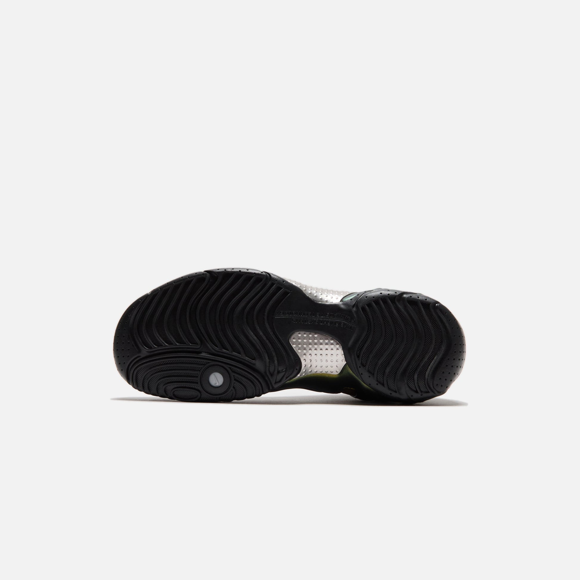 Nike Air Flightposite - Metallic Gold / Black / Metallic Silver / White / Black