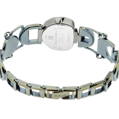 Titan Raga Facets Grey Dial Analog Stainless Steel Strap Watch for Women 22mm NP95119QM01