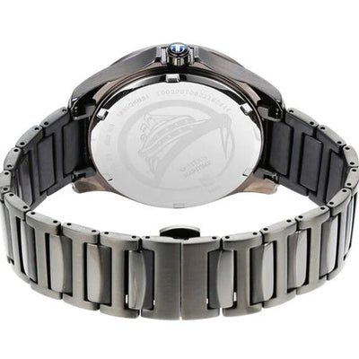 Titan Maritime Quartz Multifunction Anthracite Dial Stainless Steel Strap Watch for Men 43.5mm NQ1830QM01
