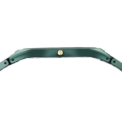 Titan Edge Ceramic Quartz in Glossy Green Dial Watch for Men 40.5mm NS1696QC06