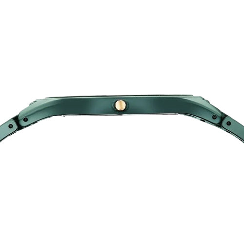 Titan Edge Ceramic Quartz in Glossy Green Dial Watch for Men 40.5mm NS1696QC06
