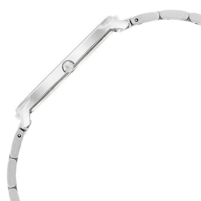 Titan Edge Metal Silver Dial Stainless Steel Strap Watch for Men 38mm NS1843SM02
