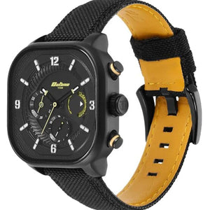 Titan Octane Aerobatics Black Chrono Fabric Strap Watch for Men 39.5mm NS1856NL01