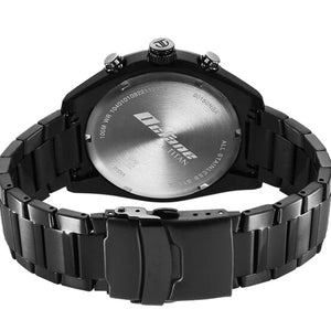 Titan Octane Classic Sporty Blue Dial Quartz Multifunction Stainless Steel Strap watch for Men 45mm NS90150NM01