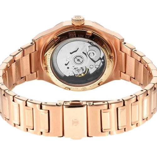 Titan Unending Beauty Automatic Brown Dial Analog Stainless Steel Strap watch for Women 36mm NS95177WM01