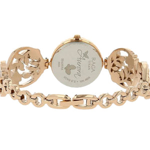 Titan Raga Aurora Pink Dial Women Watch With Metal Strap 25mm NT2540WM05