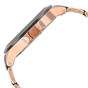 Titan Quartz Multifunction Black Dial Stainless Steel & Ceramic Strap Watch for Men 42.6mm NT90089KD02