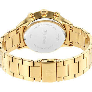 Titan Urban Magic Silver Dial Quartz Multifunction Stainless Steel Strap watch for Men 42mm NT90102YM01