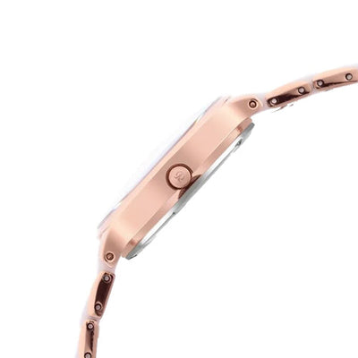 Titan Quartz Analog with Date Mother of Pearl Dial Stainless Steel & Ceramic Strap Watch for Women 31mm NT95016WD02