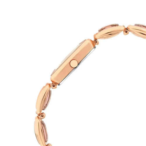 Titan Raga Moments of Joy Mother of Pearl Dial Analog Rose Gold Metal Strap watch for Women 24mm NT95136WM01