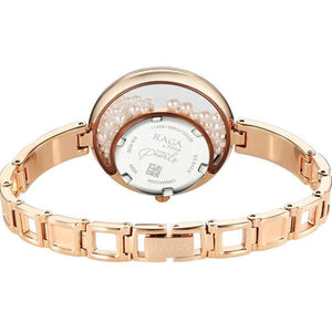 Titan Raga Power Pearls Quartz Analog White Dial with loose pearls Metal Strap Watch for Women 33.5mm NT95224WM01F