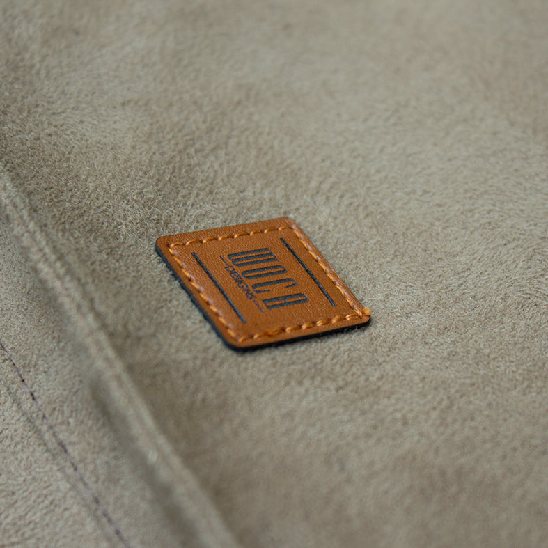 Brown - Nakashi Hand Embroidery Suede Satchel Sling Bag