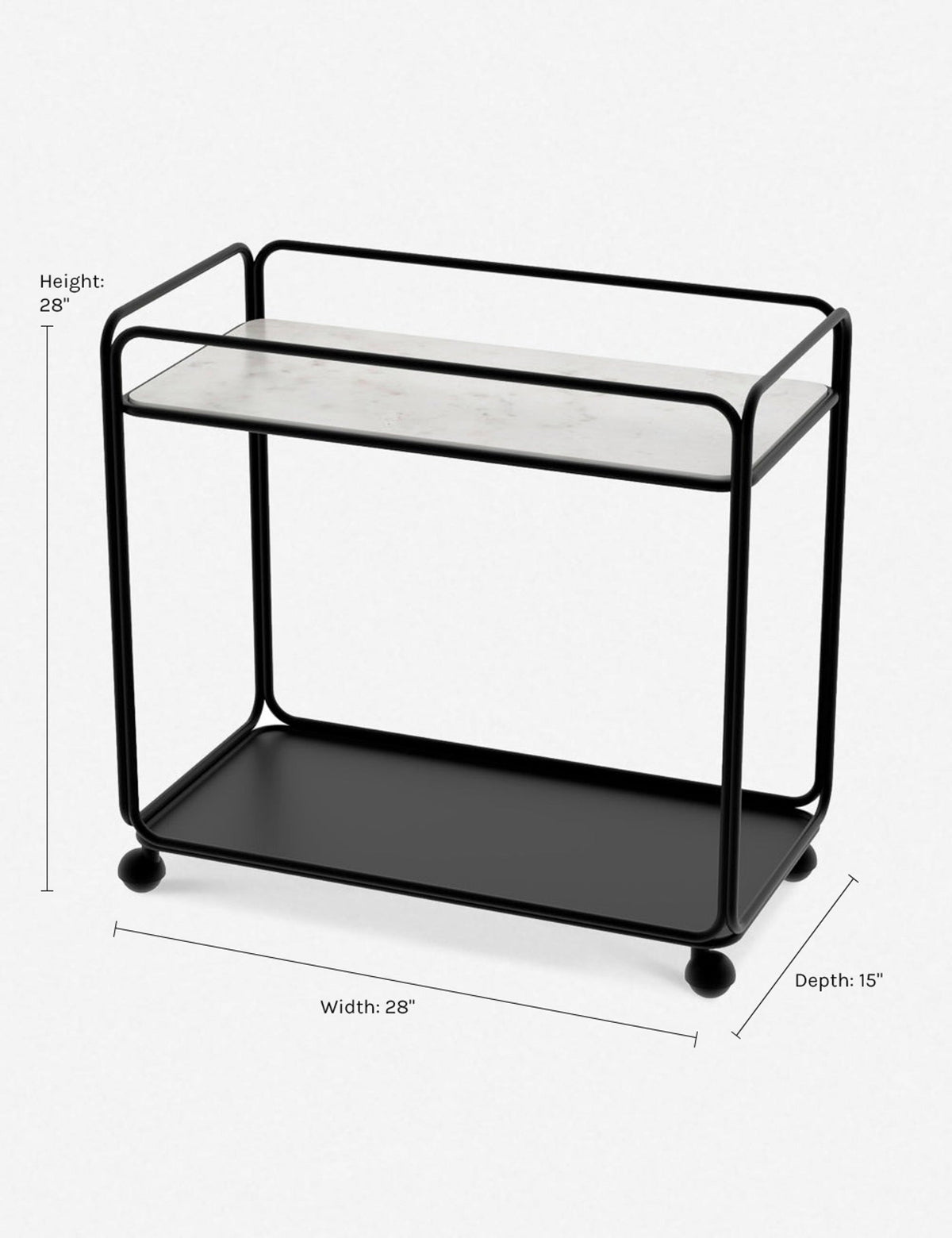 Nathalie Bar Cart