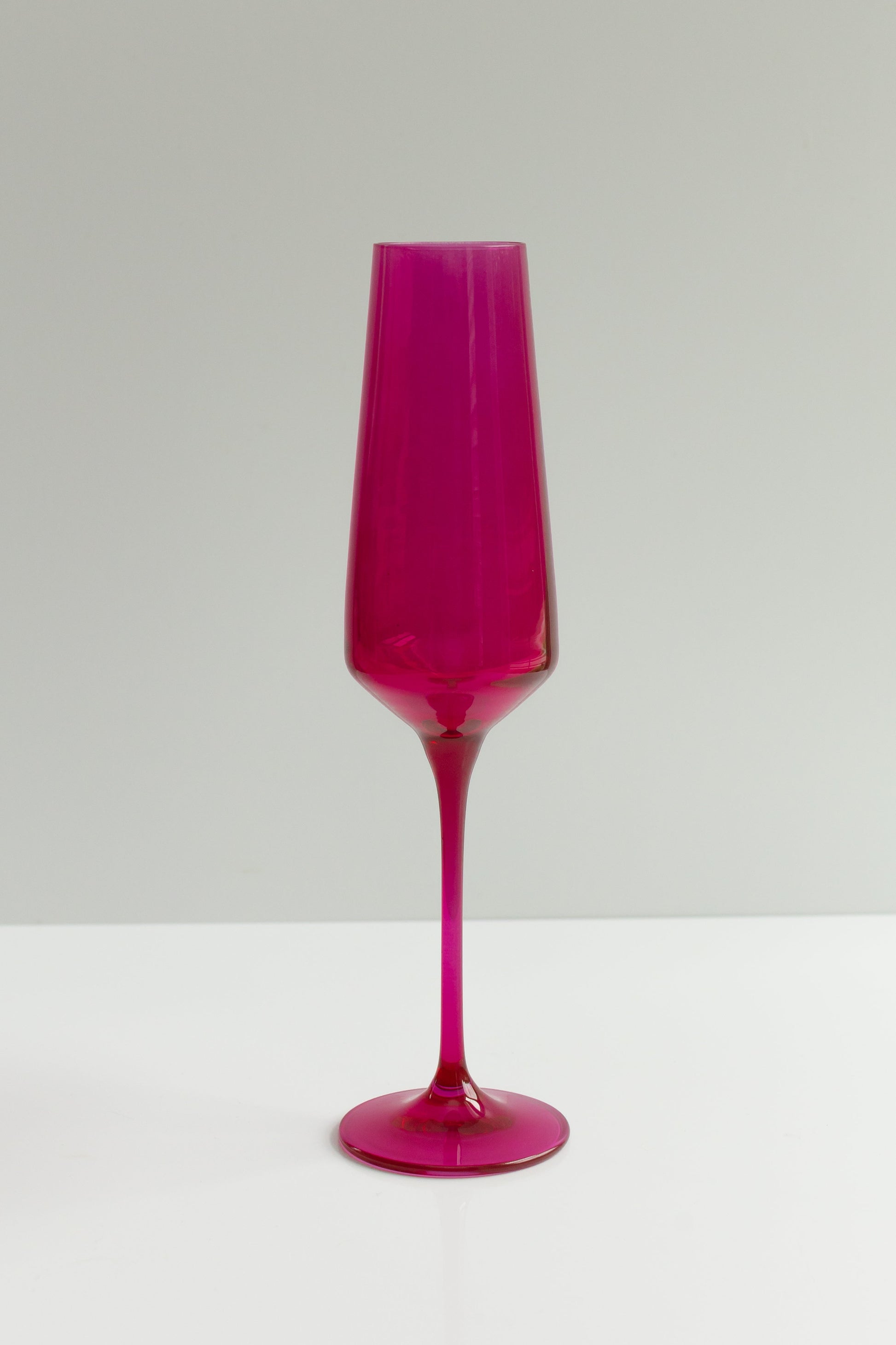 Estelle Colored Champagne Flute - Set of 6 {Viva Magenta (Our Fuchsia)}