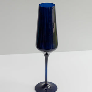 Estelle Colored Champagne Flute - Set of 2 {Midnight Blue}