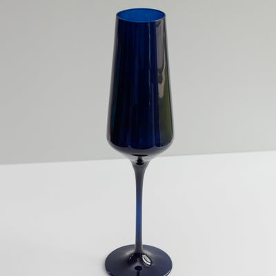 Estelle Colored Champagne Flute - Set of 6 {Midnight Blue}
