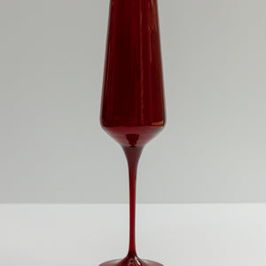 Estelle Colored Champagne Flute - Set of 2 {Red}