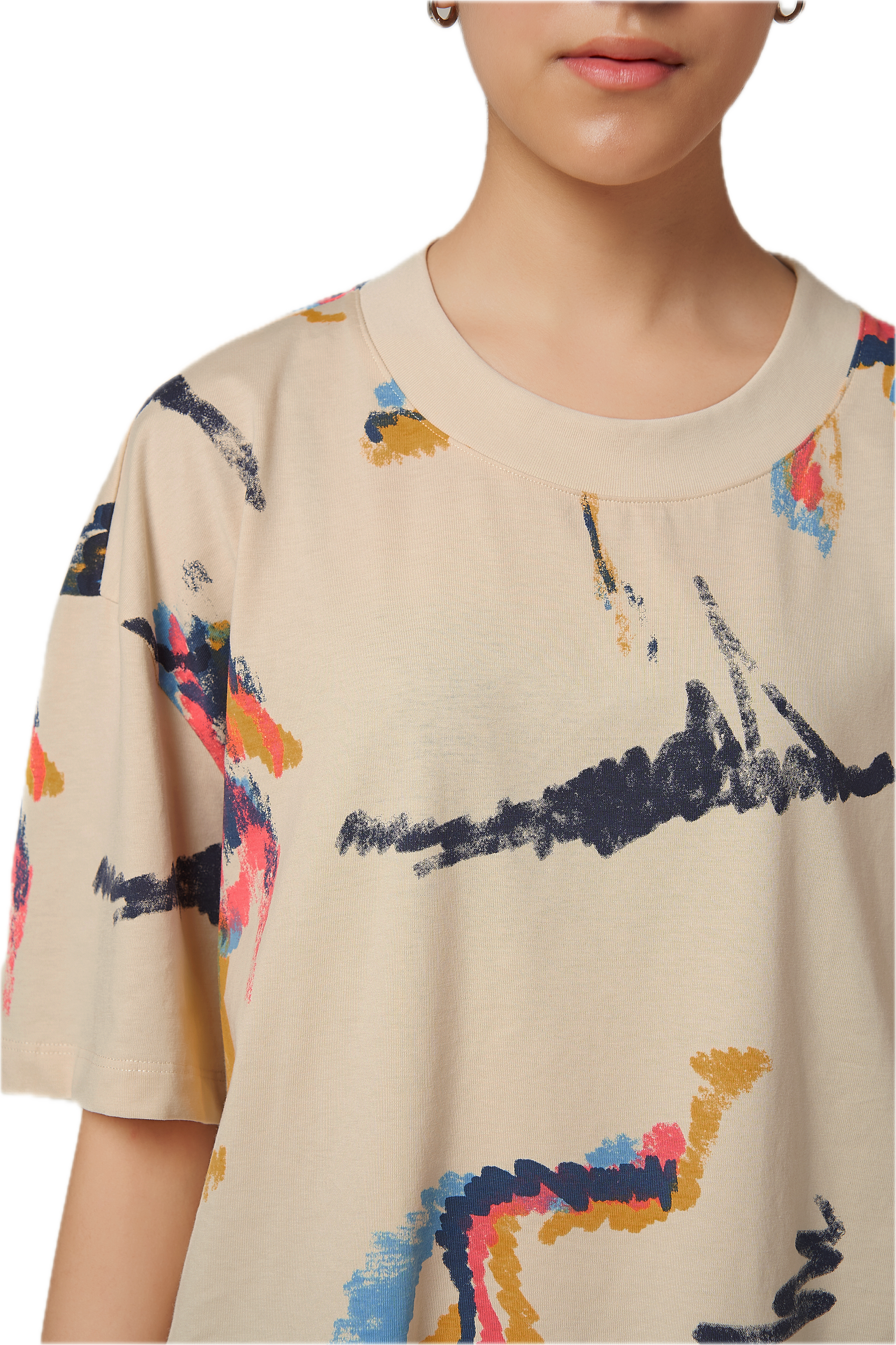 Multi Scribble T‐Shirt