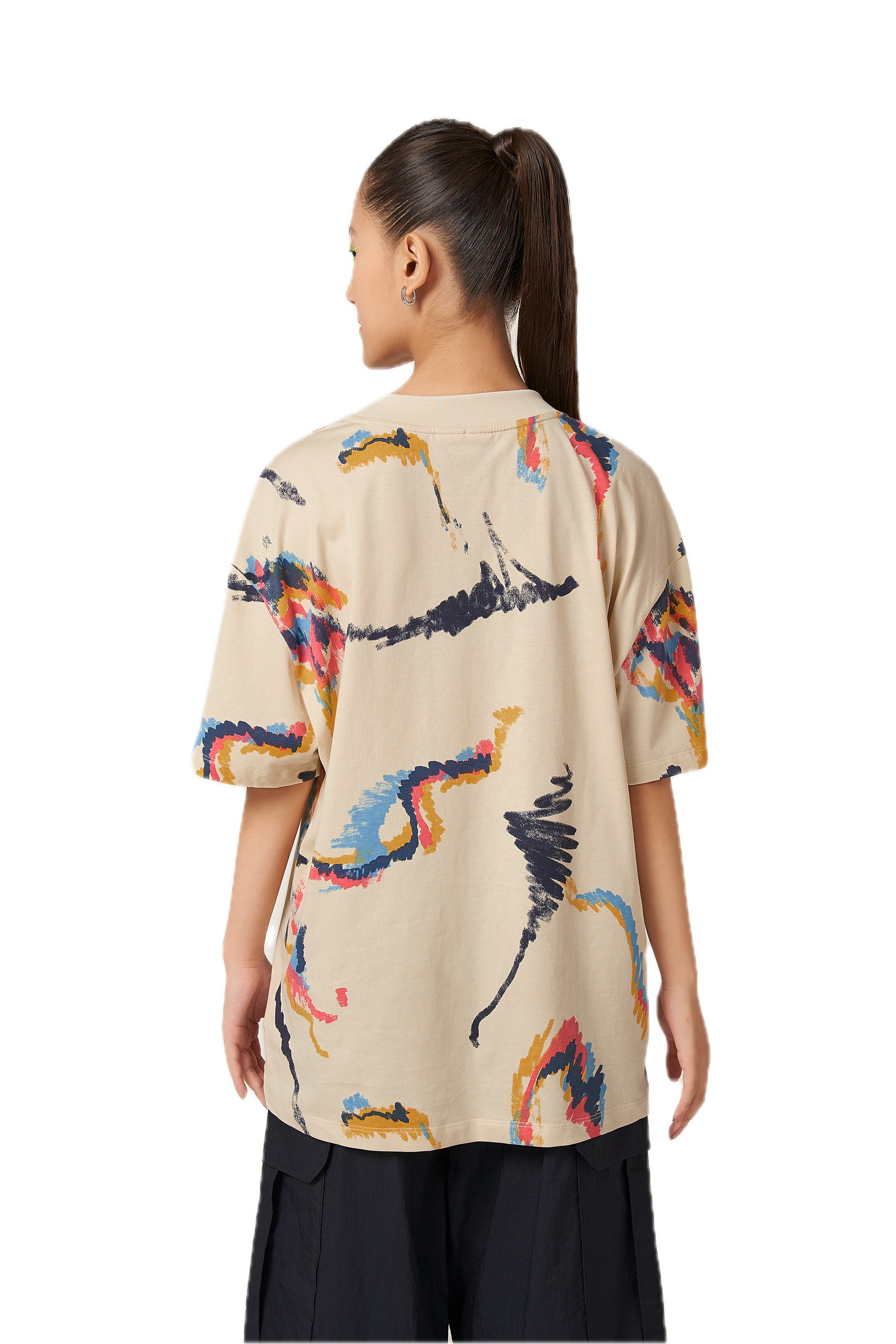 Multi Scribble T‐Shirt