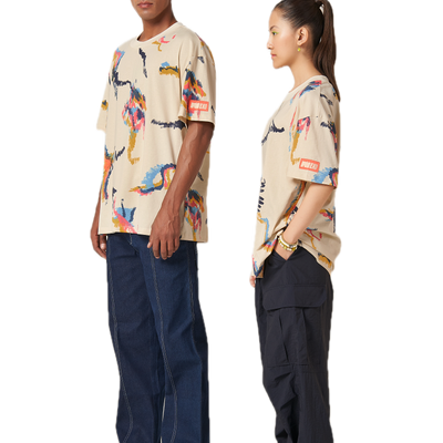 Multi Scribble T‐Shirt